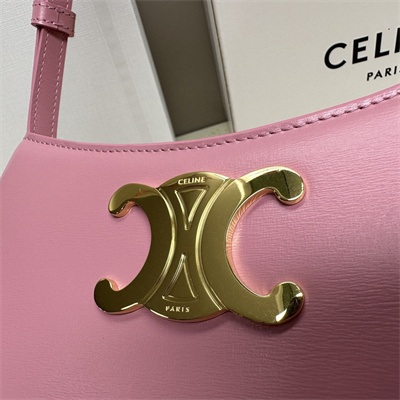 Celine Medium TILLY Bag In Shiny Calfskin Pink