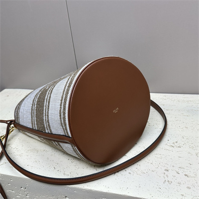 Celine Bucket 16 Bag In Textile With Celine Jacquard Multicolor