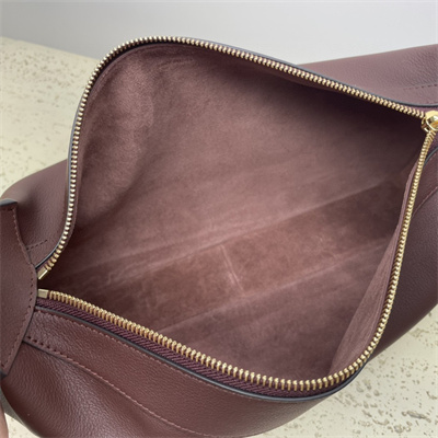 Celine Medium Romy in Supple Calfskin Burgundy