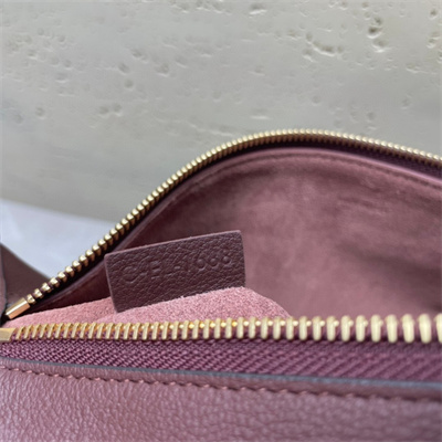 Celine Medium Romy in Supple Calfskin Burgundy