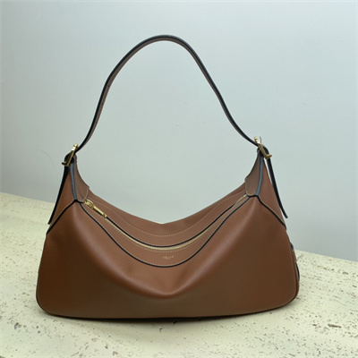 Celine Medium Romy in Supple Calfskin Tan