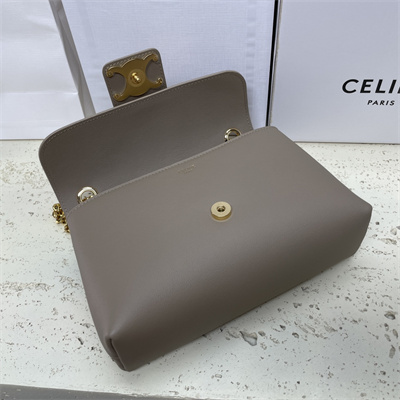 Celine Teen VICTOIRE Bag In Supple Calfskin Light Brown