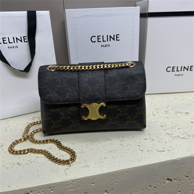 Celine Teen VICTOIRE Bag In Triomphe Canvas Tan