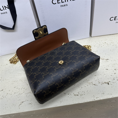 Celine Teen VICTOIRE Bag In Triomphe Canvas Tan