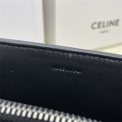 Celine Medium VICTOIRE Bag In Supple Calfskin Black/Silver