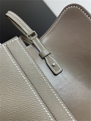 Constance To Go Wallet Epsom Leather Silver Tone Metal In Etoupe Color HS