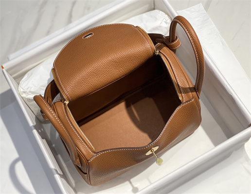 Lindy Bag Calfskin Leather 26/30CM Gold/Silver Tone Metal In Gold  Color