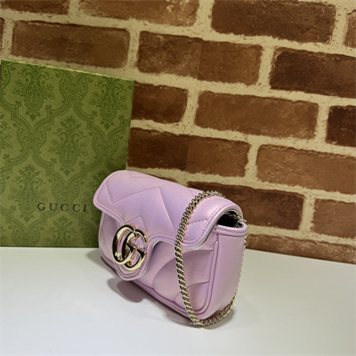 Gucci GG MARMONT  MINI BAG Pink iridescent 476433