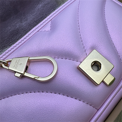 Gucci GG MARMONT  MINI BAG Pink iridescent 476433