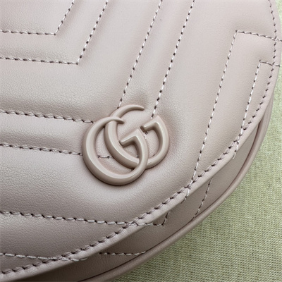 Gucci GG MARMONT MATELASS?? CHAIN MINI BAG Light Pink 746431