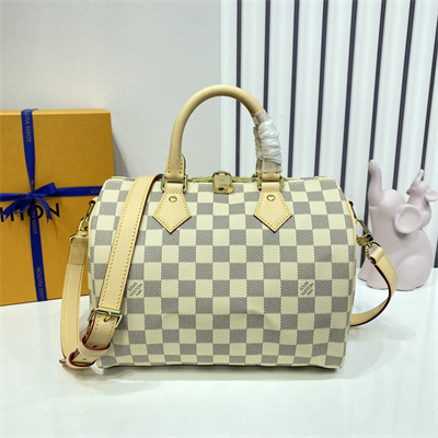 L.V Speedy Bandoulière 25 Damier Azur N41374