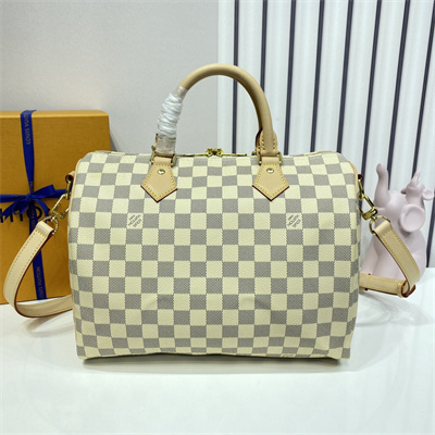 L.V Speedy Bandoulière 30 Damier Azur N41373