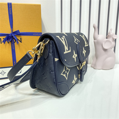L.V Diane Bag Monogram Empreinte Cowhide Navy M47161