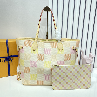 L.V Neverfull MM Bag Damier Giant Coated Canvas N40668