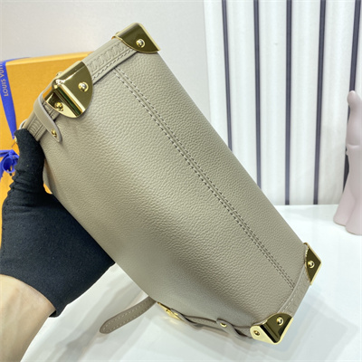 LV Side Trunk MM Grained Calfskin Grey M25072