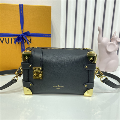 LV Side Trunk PM Bag Grained Calfskin Black M23817