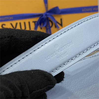 LV Side Trunk PM Bag Grained Calfskin Blue M25067