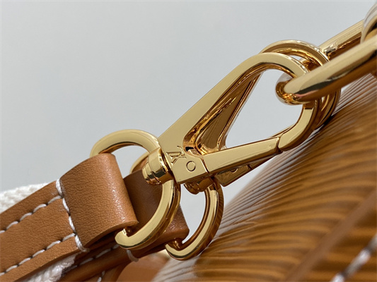 L.V Twist PM Bag With Strap EPI Leather Cognac M24758
