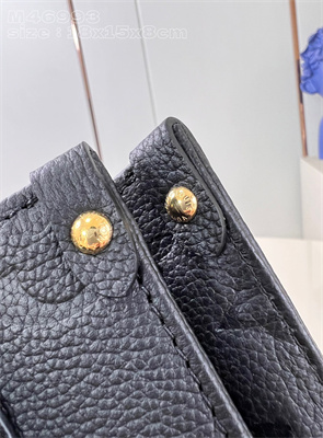 L.V ONTHEGO BB Monogram Empreinte Cowhide Leather M46993