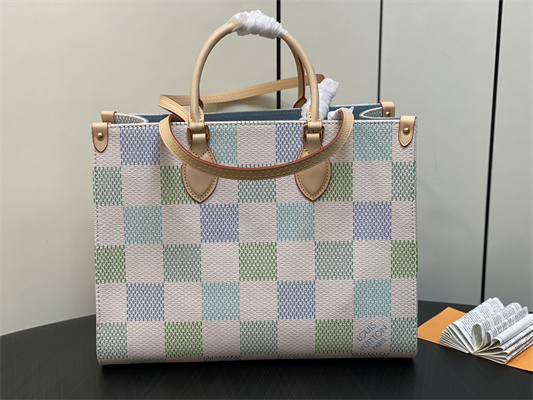L.V ONTHEGO MM Damier Giant Coated Canvas N40518