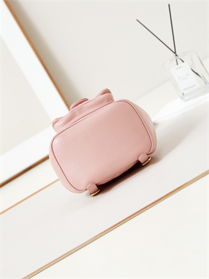Cha.nel Duma Backpack Lambskin Gold Tone Metal Pink AS2908