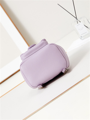 Cha.nel Duma Backpack Lambskin Gold Tone Metal Lilac AS2908