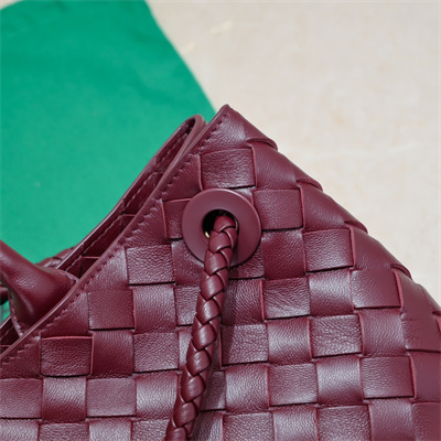 BV East West Andiamo Top handle bag Lambskin Leather Barolo