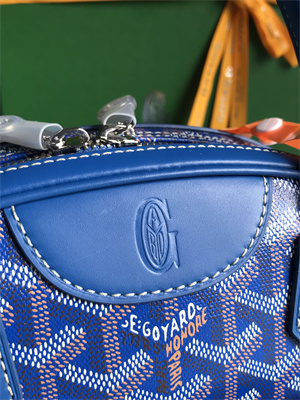 Goyard Saint Jeanne Medium Bowling Bag Blue