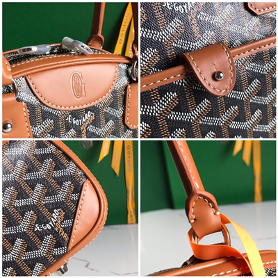 Goyard Saint Jeanne Medium Bowling Bag Brown