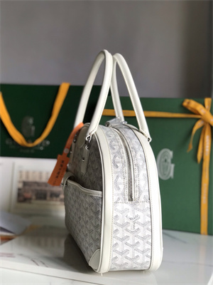 Goyard Saint Jeanne Large Bowling Bag White