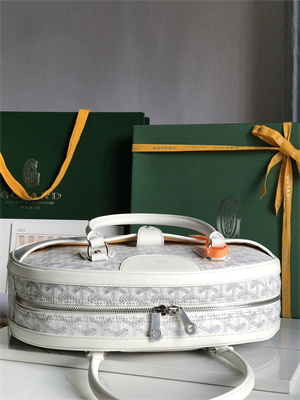 Goyard Saint Jeanne Large Bowling Bag White