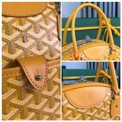 Goyard Saint Jeanne Large Bowling Bag Yellow