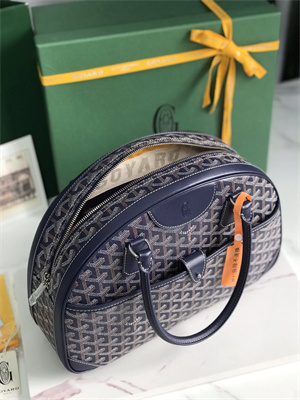 Goyard Saint Jeanne Large Bowling Bag Navy