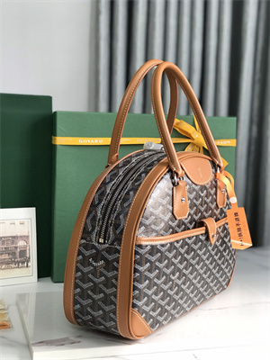 Goyard Saint Jeanne Large Bowling Bag Brown