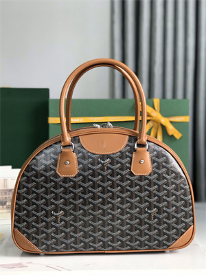 Goyard Saint Jeanne Large Bowling Bag Brown