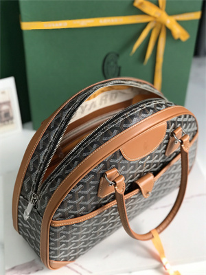 Goyard Saint Jeanne Large Bowling Bag Brown