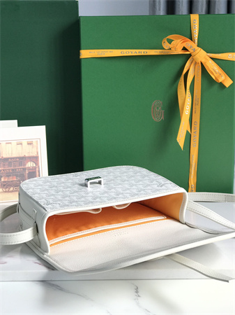 Belvedere PM Bag Goyardine Canvas & Decize Taurillon Leather White