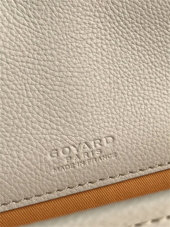 Belvedere PM Bag Goyardine Canvas & Decize Taurillon Leather White