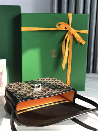 Belvedere PM Bag Goyardine Canvas & Decize Taurillon Leather Black