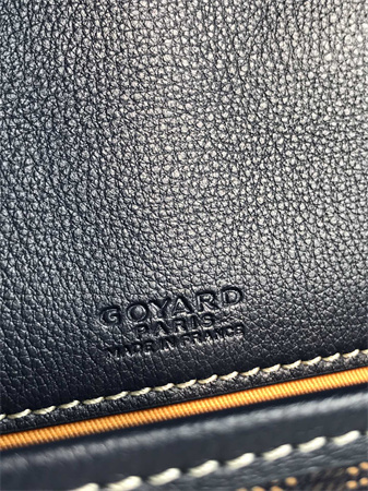 Belvedere PM Bag Goyardine Canvas & Decize Taurillon Leather Navy Blue