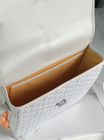 Belvedere MM Bag Goyardine Canvas & Decize Taurillon Leather White