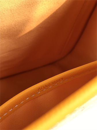 Belvedere MM Bag Goyardine Canvas & Decize Taurillon Leather Yellow