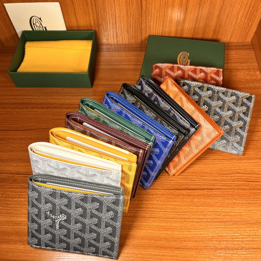 Victoire Wallet Goyardine Canvas & Vauzelles Leather 11 Colors