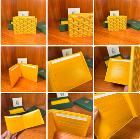 Victoire Wallet Goyardine Canvas & Vauzelles Leather 11 Colors