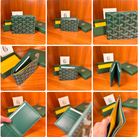 Victoire Wallet Goyardine Canvas & Vauzelles Leather 11 Colors