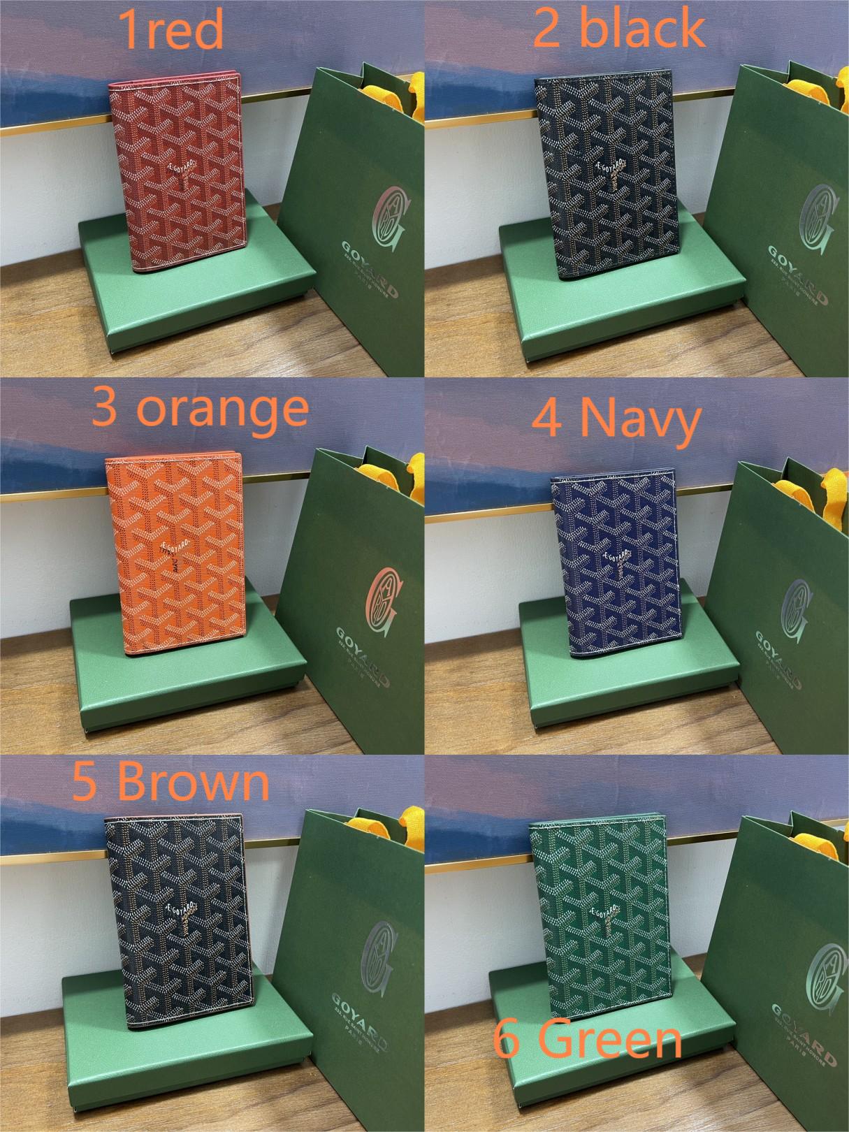 Grenelle Passport Cover Goyardine Canvas & Vauzelles Leather 11 Colors