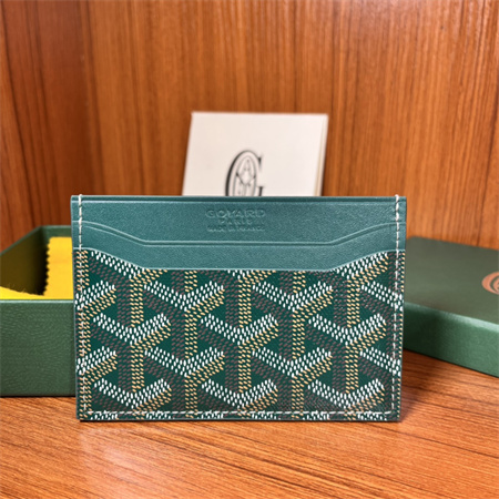 Saint-Sulpice Card Wallet Goyardine Canvas & Vauzelles Leather Ten Colors