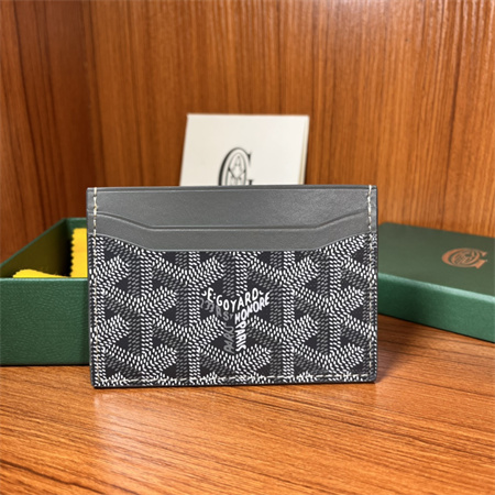 Saint-Sulpice Card Wallet Goyardine Canvas & Vauzelles Leather Ten Colors