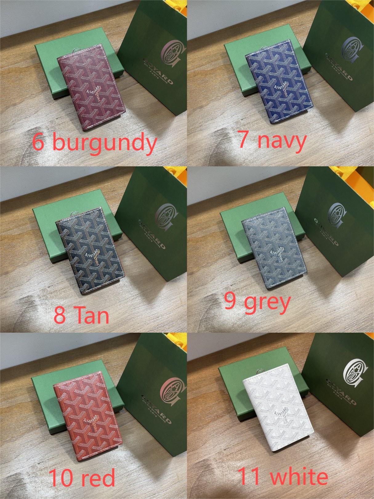 Saint-Pierre Card Wallet Goyardine Canvas & Vauzelles Leather 11 Colors