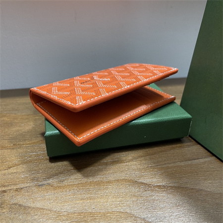 Saint-Pierre Card Wallet Goyardine Canvas & Vauzelles Leather 11 Colors